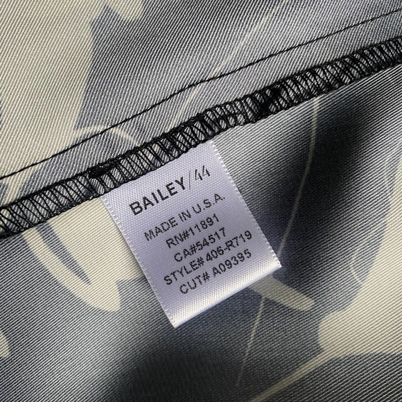 Bailey 44 Black White Andi Midi Dress Sz XS - Picture 8 of 12